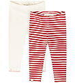 Thats Mine Leggings - Rib - Jia - 2-pak - Red Stripe