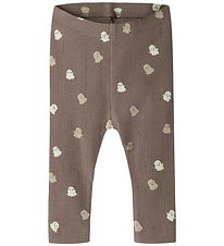 Name It Leggins - NbnOtheo - Brown Lentil