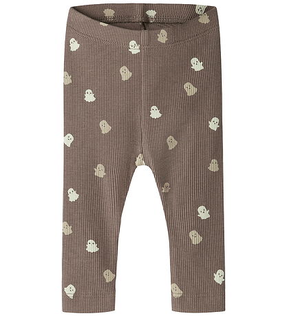 Name It Leggins - NbnOtheo - Brown Lentil