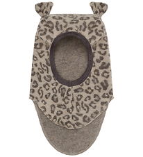 Huttelihut Elefanthue - Uldfleece - 1-lags - Camel Melange m. Ør