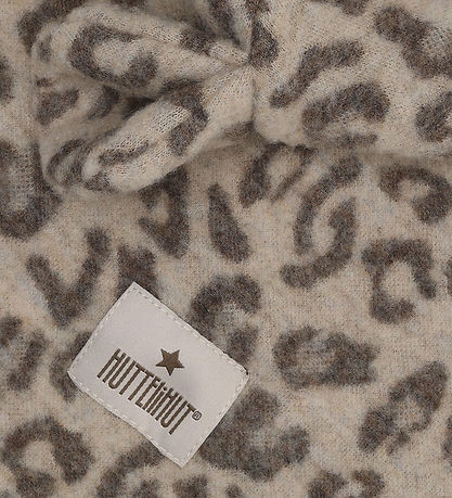 Huttelihut Elefanthue - Uldfleece - 1-lags - Camel Melange m. Ør