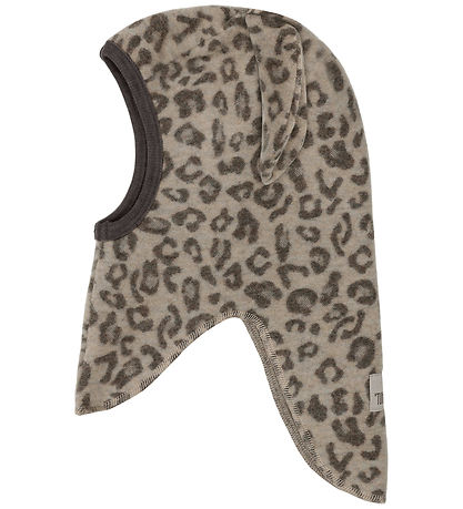 Huttelihut Elefanthue - Uldfleece - 1-lags - Camel Melange m. Ør