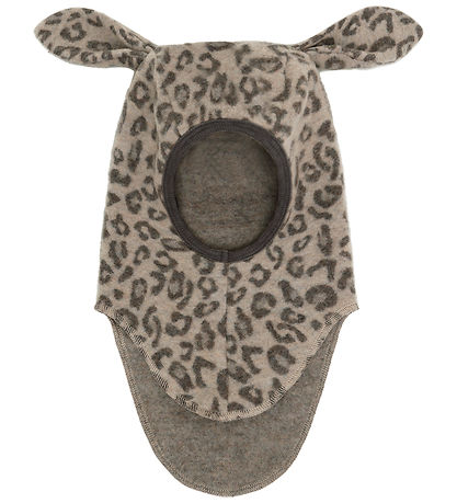 Huttelihut Elefanthue - Uldfleece - 1-lags - Camel Melange m. Ør