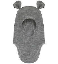 Huttelihut Elefanthue - Uldfleece - 1-lags - Medium Grey Melange