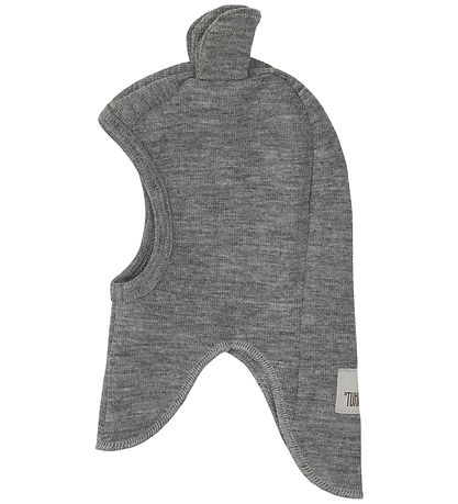 Huttelihut Elefanthue - Uldfleece - 1-lags - Medium Grey Melange