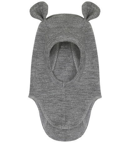 Huttelihut Elefanthue - Uldfleece - 1-lags - Medium Grey Melange
