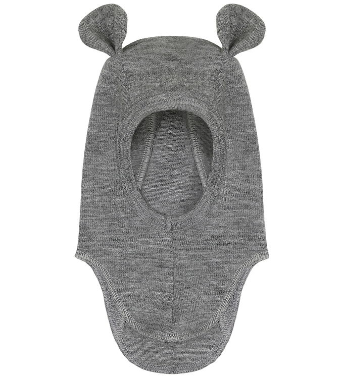 Huttelihut Elefanthue - Uldfleece - 1-lags - Medium Grey Melange