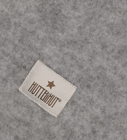 Huttelihut Elefanthue - Uld - 1-lags - Medium Grey Melange m. Ør