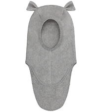 Huttelihut Elefanthue - Fleece - 1-lags - Medium Grey Melange m.