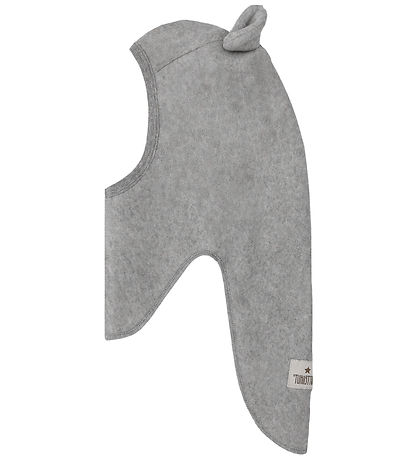 Huttelihut Elefanthue - Fleece - 1-lags - Medium Grey Melange m.