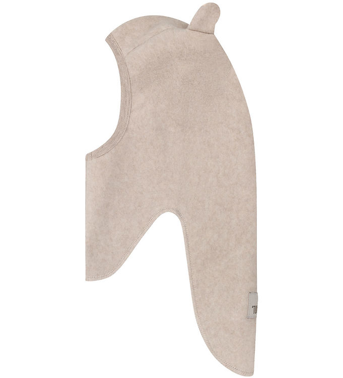 Huttelihut Elefanthue - Fleece - 1-lags - Camel Melange m. Ører