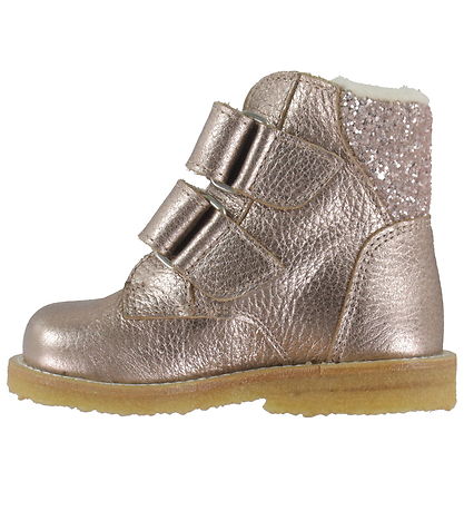 Angulus Vinterstævler - Tex - Rose Copper/Rose Glitter