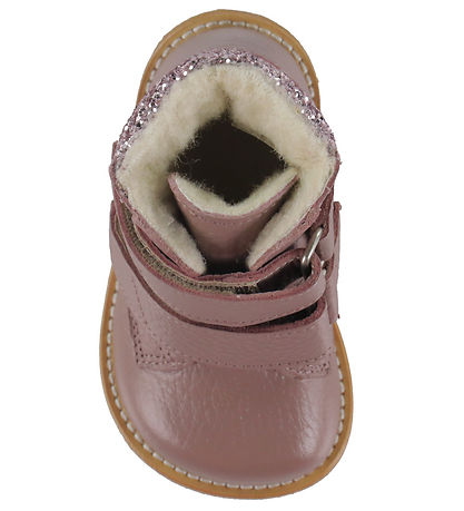 Angulus Vinterstøvler - Tex - Faded Rose/Blossom Glitter