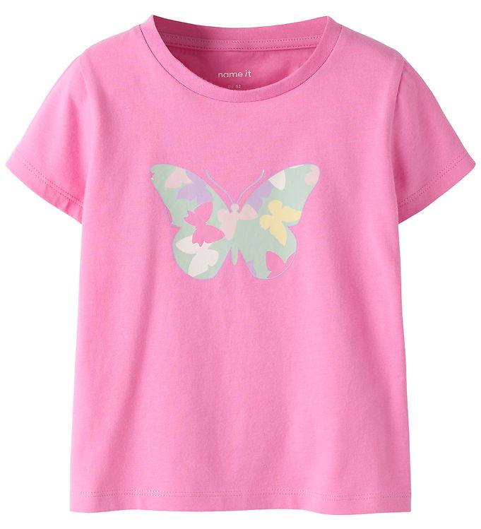 Name It T-Shirt - NmfPhokate - Fuchsia Pink