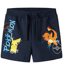Name It Shorts - NmmMumi - Pokemon - Navy Blazer