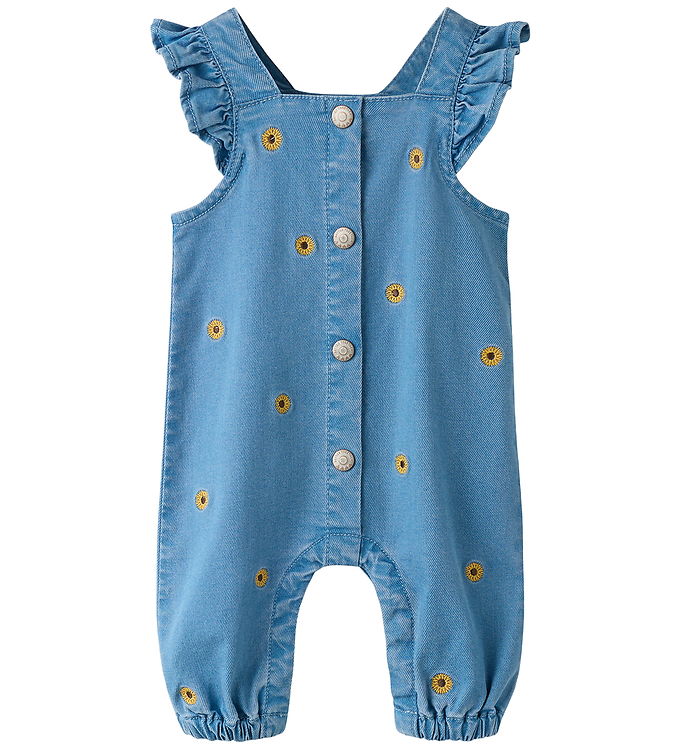 Name It Smækbukser - NbfSage - Medium Blue Denim/Sunflower