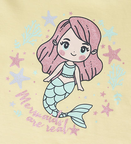 Name It T-shirt - NmfPfrejane - Pastel Yellow
