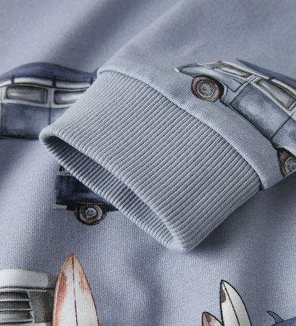 Name It Sweatshirt - NmmJaxon - Blue Fog
