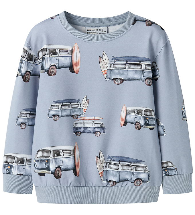Name It Sweatshirt - NmmJaxon - Blue Fog
