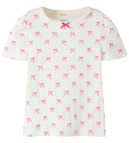 Name It T-shirt - NmfFritanny - Cloud Dancer