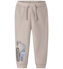 Name It Sweatpants - NmmJaso - Chateau Gray
