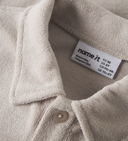 Name It Polo - Terry - NmmJared - Chateau Gray