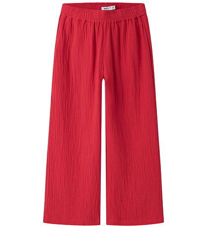 Name It Bukser - Wide - NkfJulita - Urban Red