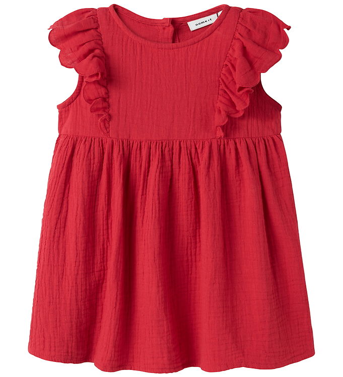 Name It Kjole - NmfJulita - Urban Red