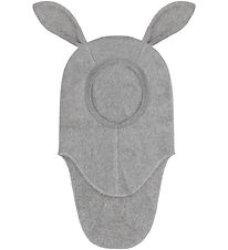 Huttelihut Elefanthue - Fleece - 1-lags - Medium Grey Melange m.