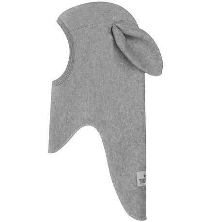 Huttelihut Elefanthue - Fleece - 1-lags - Medium Grey Melange m.