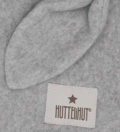 Huttelihut Elefanthue - Fleece - 1-lags - Medium Grey Melange m.