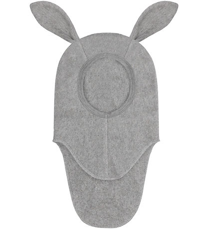 Huttelihut Elefanthue - Fleece - 1-lags - Medium Grey Melange m.