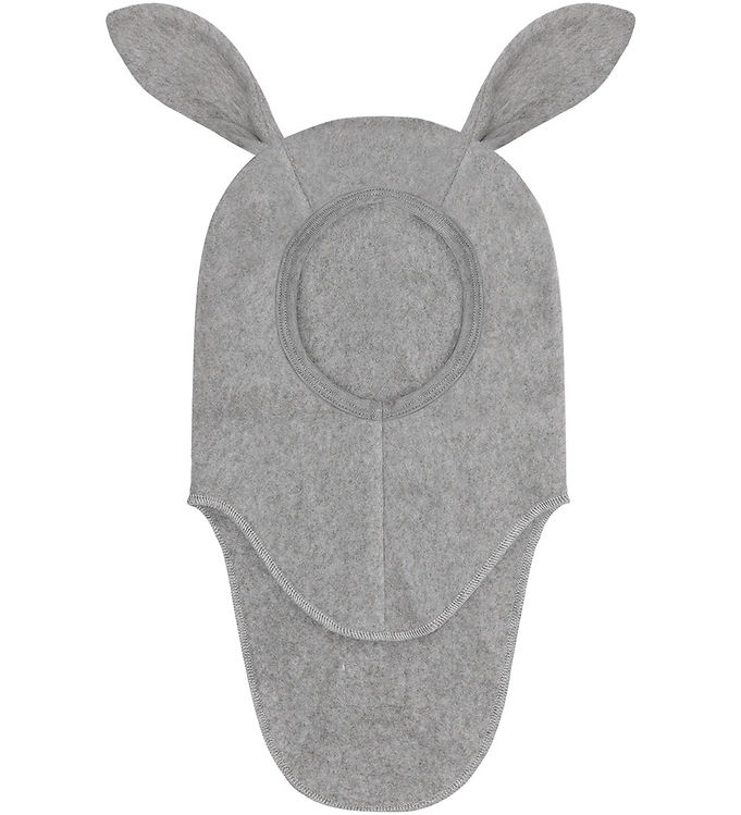 Huttelihut Elefanthue - Fleece - 1-lags - Medium Grey Melange m.
