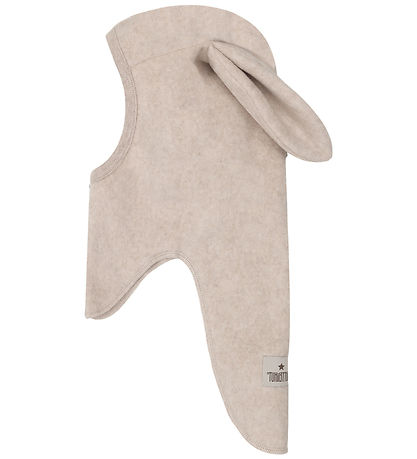 Huttelihut Elefanthue - Fleece - 1-lags - Camel Melange m. Ører