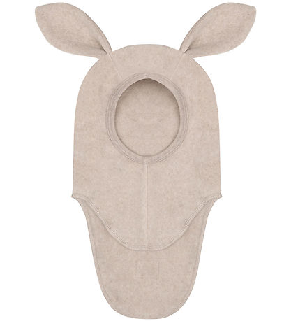 Huttelihut Elefanthue - Fleece - 1-lags - Camel Melange m. Ører