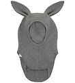 Huttelihut Elefanthue - 1-lags - Medium Grey Melange m. Ører