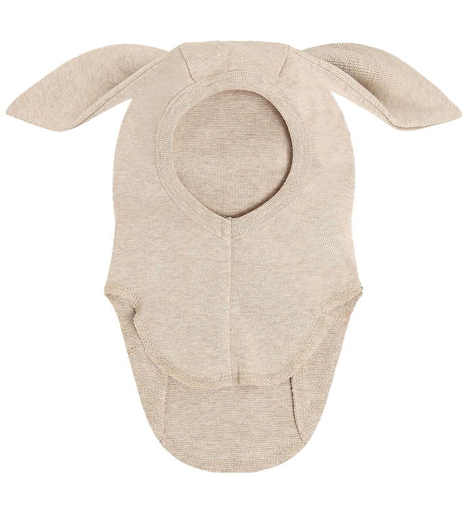 Huttelihut Elefanthue - 1-lags - Camel Melange m. Ører