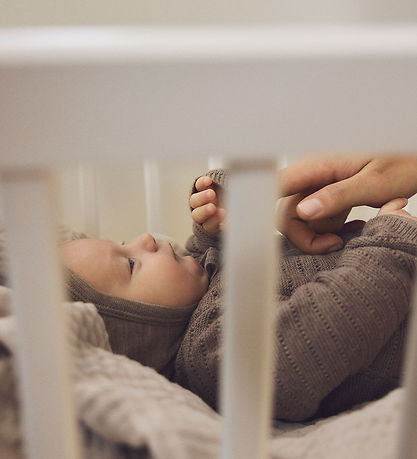 Huttelihut Babyhjelm - Uld/Silke - Cinder Melange