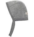 Huttelihut Babyhjelm - Uldfleece - Medium Grey Melange
