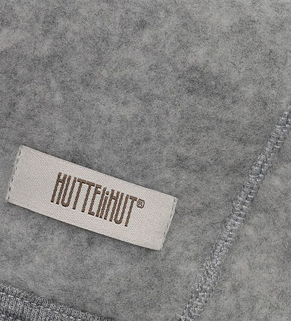 Huttelihut Babyhjelm - Uldfleece - Medium Grey Melange