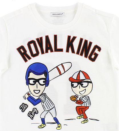 Dolce & Gabbana T-shirt - White w. Stefano & Domenico