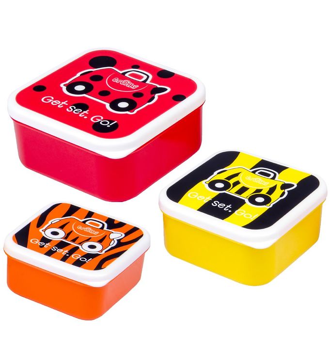 Trunki Snackbokse - 3-pak - Mariehøne/Bi/Tiger