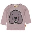 DYR Bluse - DYRCritter - Rosa m. Bæver DYR Bluse - DYRCritter - Rosa m. Bæver