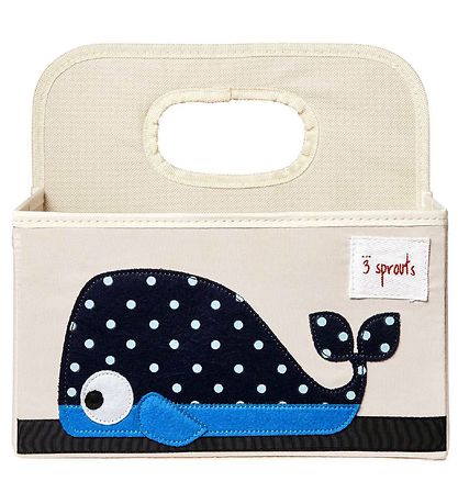 3 Sprouts Opbergmand m. Hendel - 25x28x26 - Walvis 3 Sprouts Opbergmand m. Hendel - 25x28x26 - Walvis
