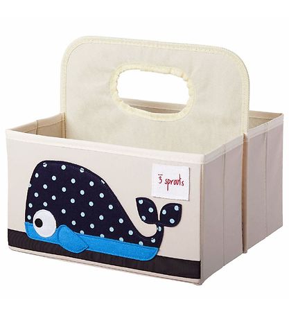 3 Sprouts Opbergmand m. Hendel - 25x28x26 - Walvis 3 Sprouts Opbergmand m. Hendel - 25x28x26 - Walvis