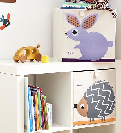 3 Sprouts Opbevaringskasse - 33x33x33 - Kanin 3 Sprouts Opbevaringskasse - 33x33x33 - Kanin