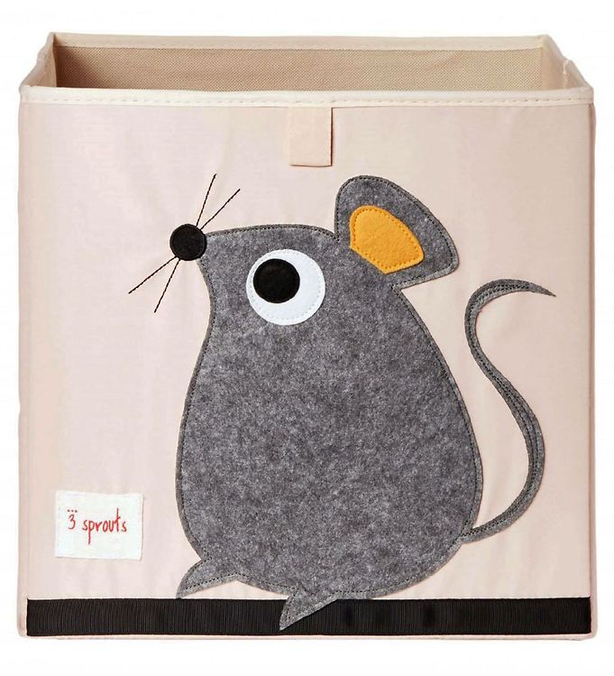 Kasse til rumdeler til børn (flere varianter) Multi Tekstil 33cm x 33cm x 33cm Mou - Multi - 33cm x 33cm x 33cm - Pixie