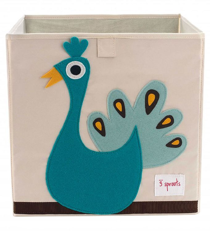 Kasse til rumdeler til børn (flere varianter) Multi Tekstil 33cm x 33cm x 33cm Pea - Multi - 33cm x 33cm x 33cm - Pixie