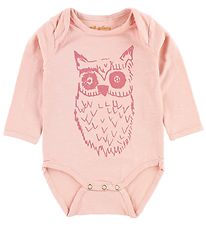 Soft Gallery Romper l/s - Bob - Roze m. Uil Soft Gallery Romper l/s - Bob - Roze m. Uil
