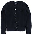 Polo Ralph Lauren Cardigan - Prjónað - Dökkblátt Polo Ralph Lauren Cardigan - Prjónað - Dökkblátt